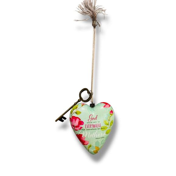 Art Heart by Demadco Hanging Key Mothers 4 Inch - Picture 1 of 6